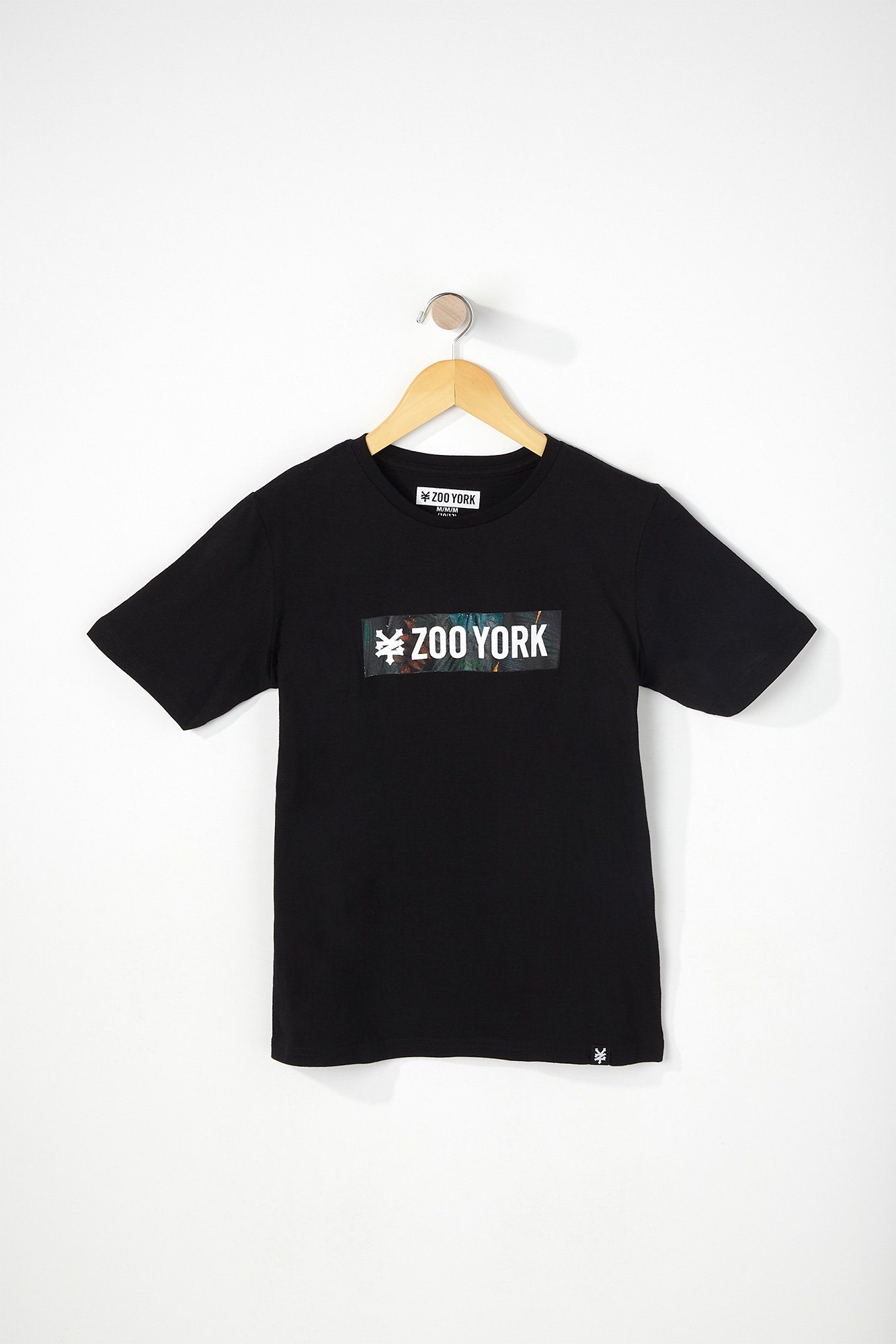 Image of Zoo York Boys Floral Box Logo T-Shirt