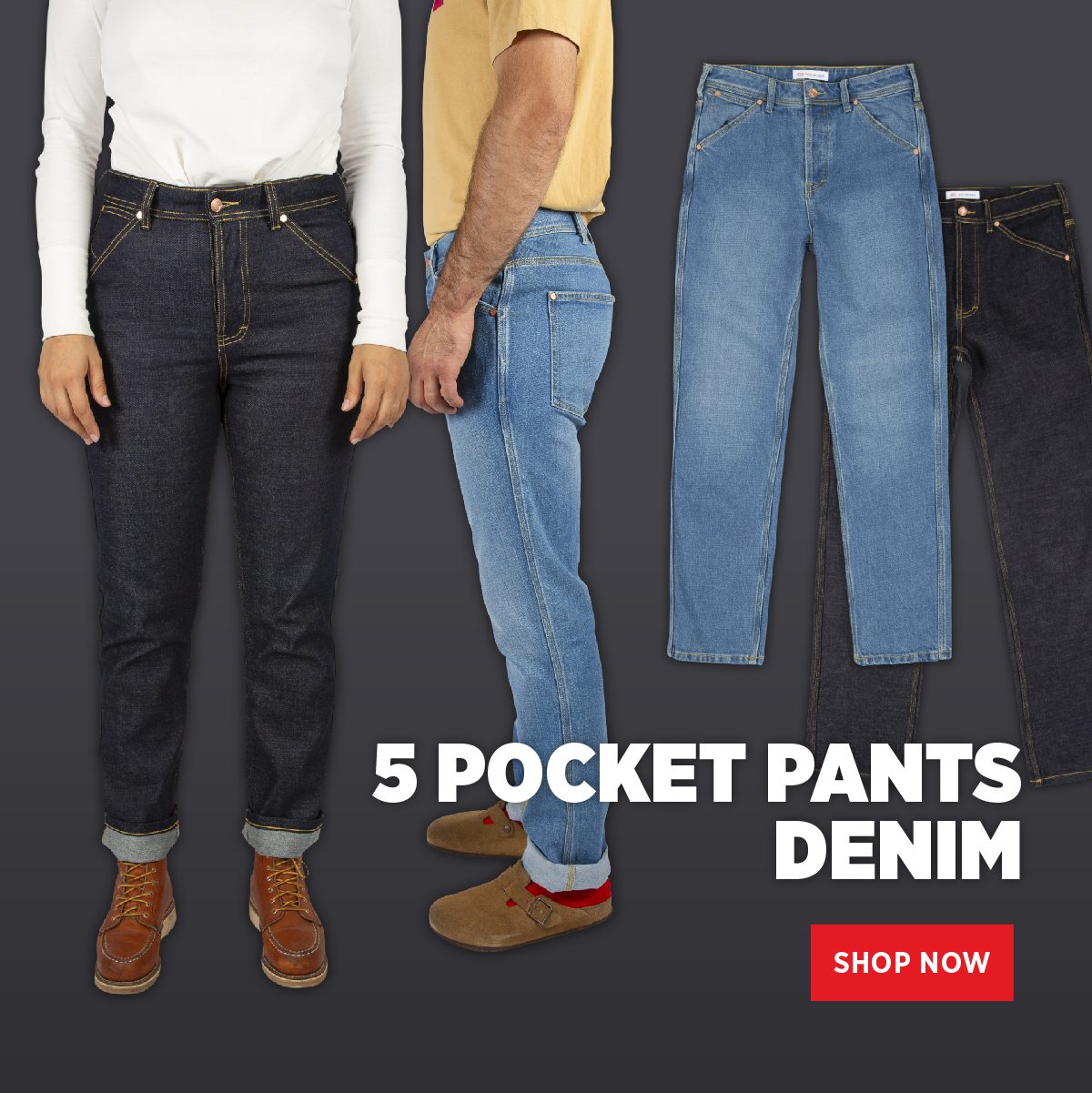 5 Pocket Pants Denim