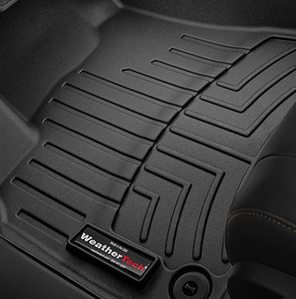 WeatherTech floor liner pictured