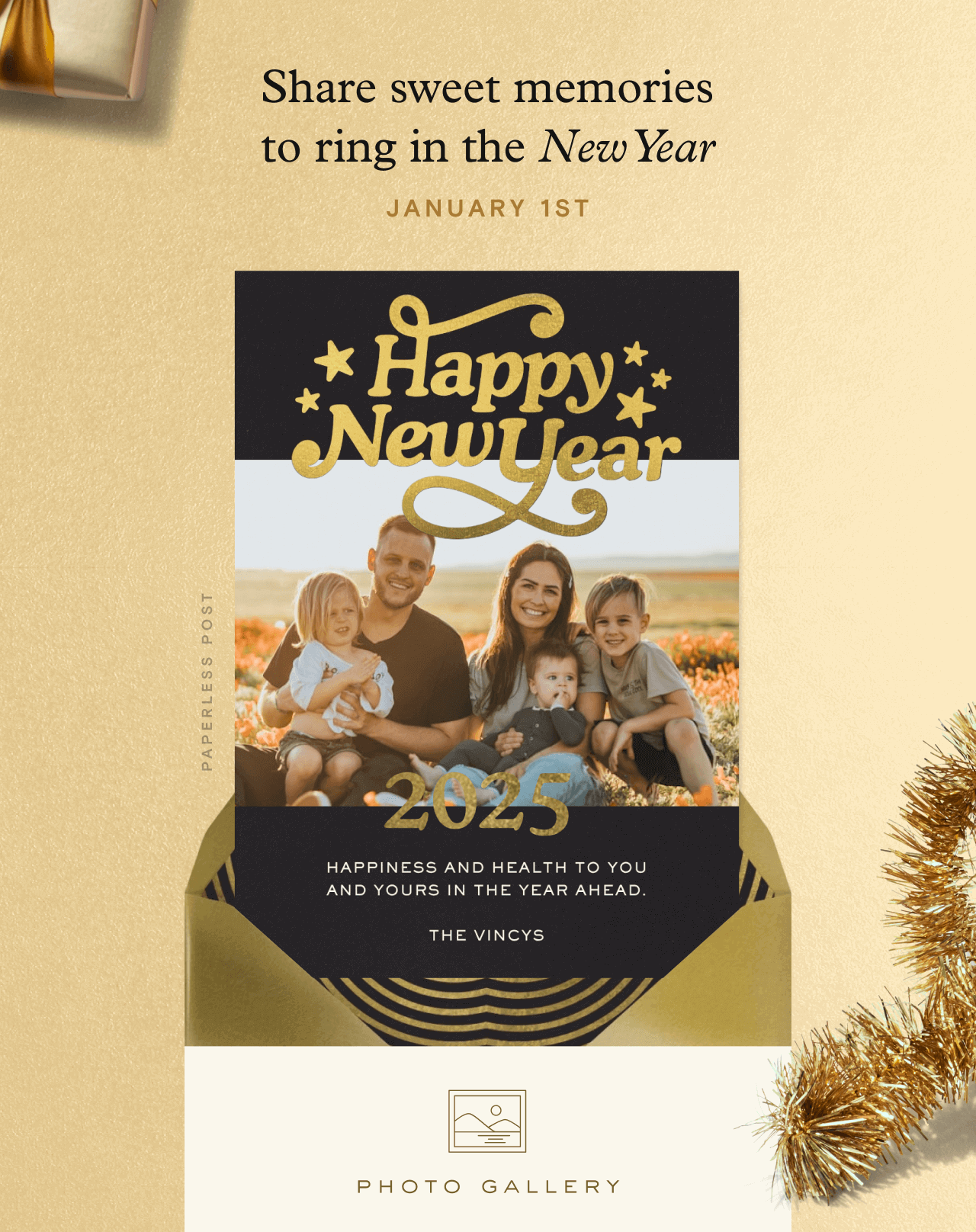 Share sweet memories to ring in the New Year