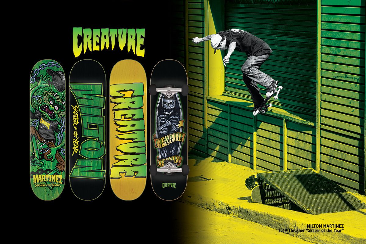 NEW ARRIVAL SKATEBOARDS FROM CREATURE