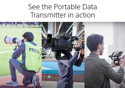 See the Portable Data Transmitter in action