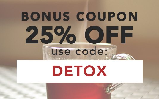 Your 25% Off Coupon - Use Code: DETOX