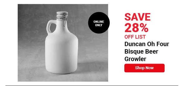 Duncan Oh Four Bisque Beer Growler