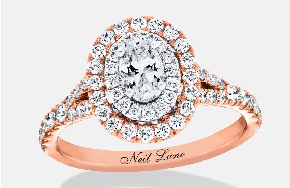 Neil Lane Oval Diamond Engagement Ring