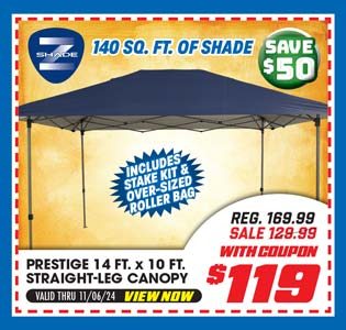 Z-Shade Prestige 14' x 10' Canopy