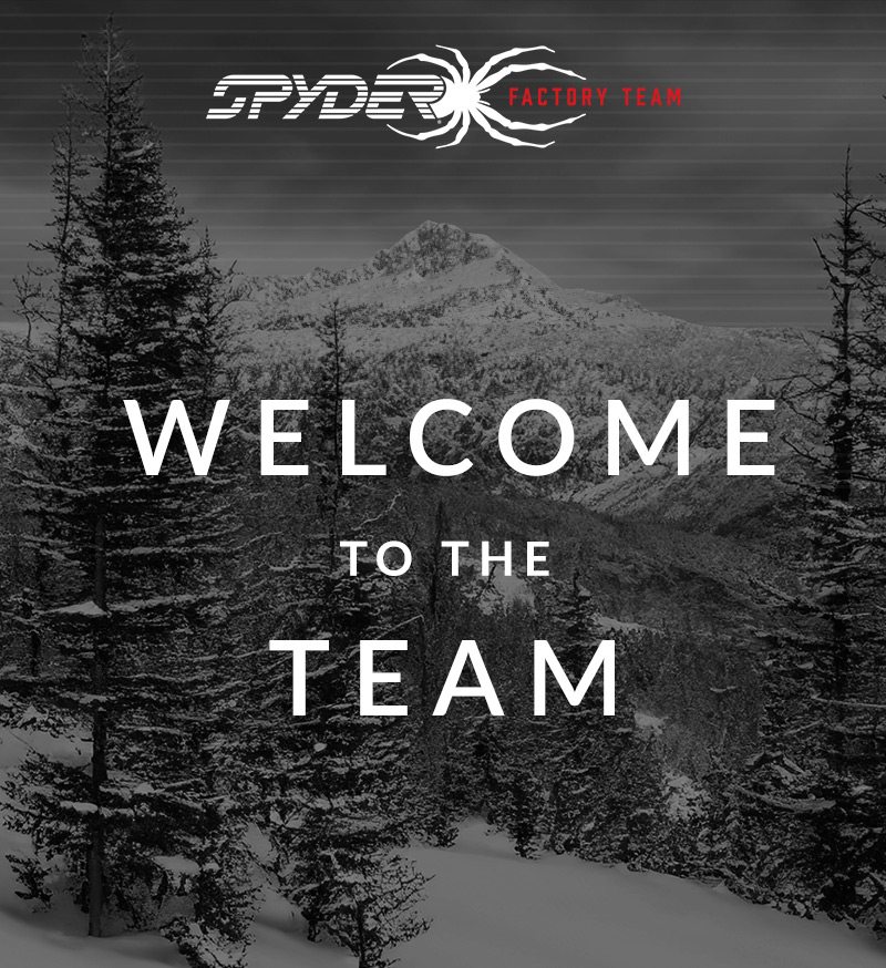 Spyder Factory Team Welcome to the Team Announcement