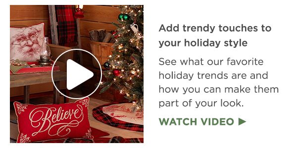 See how to bring this year's holiday trends into your home.