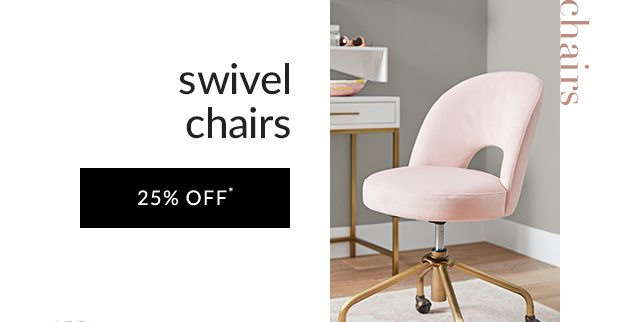 SWIVEL CHAIRS - 25% OFF