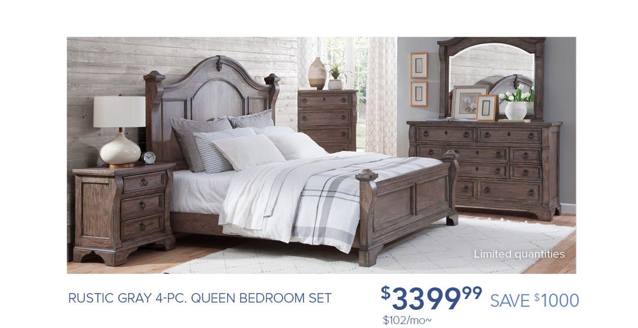 Rustic-gray-queen-bedroom-set