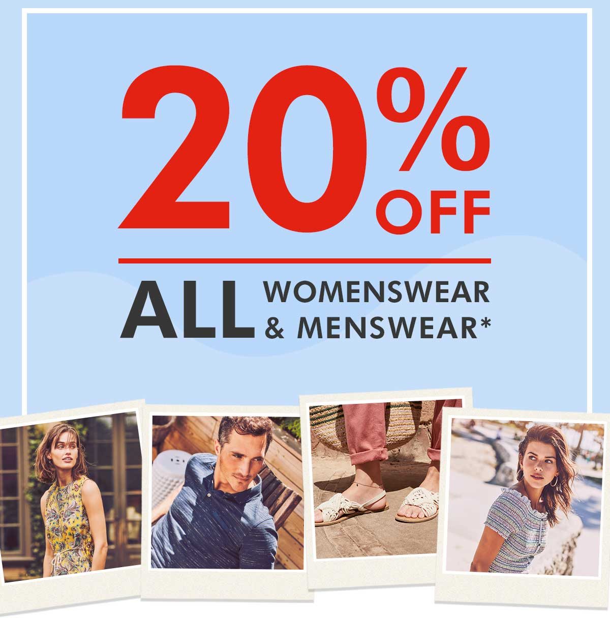 MATALAN - 20% OFF ALL WOMENSWEAR & MENSWEAR*