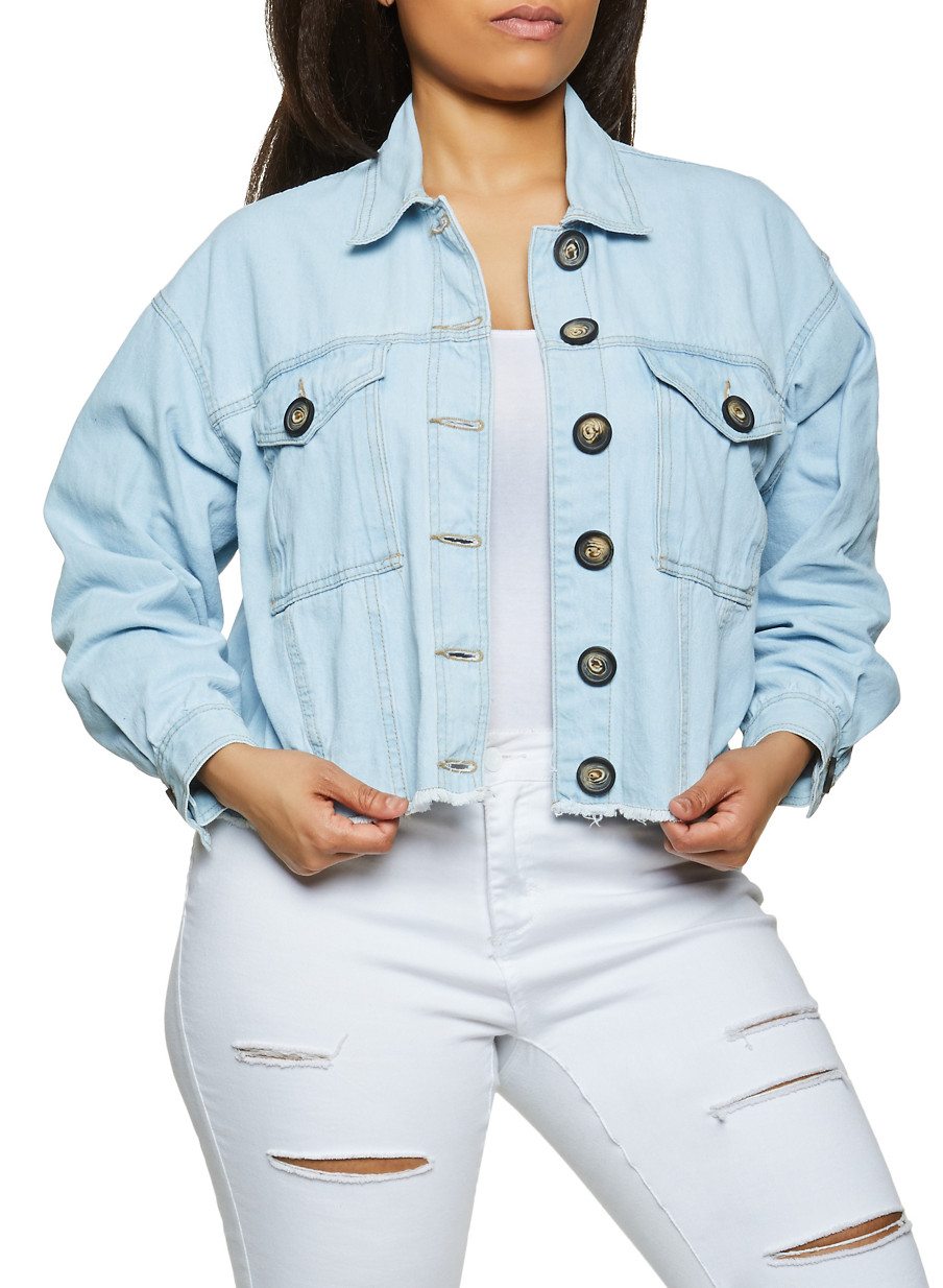 Plus Size Jean Jacket