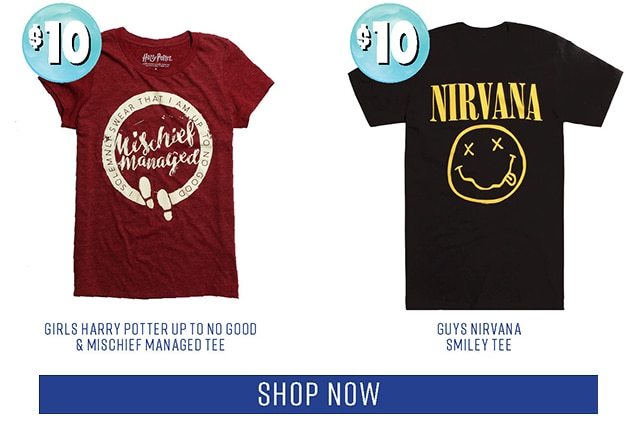 Black Friday Only All Tees $10