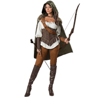 Enchanted Forest Huntress Deluxe Womens Costume