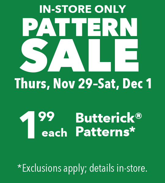 Butterick Patterns.