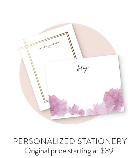 Personalized Stationery