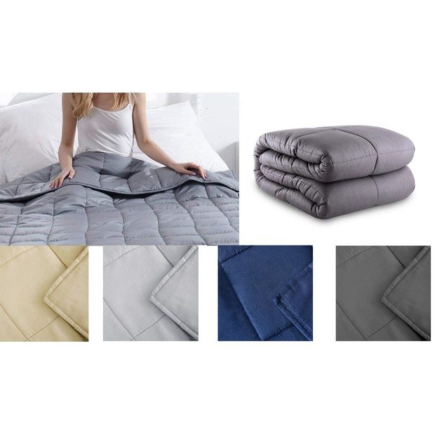 100% Cotton Weighted Blanket - 20lb