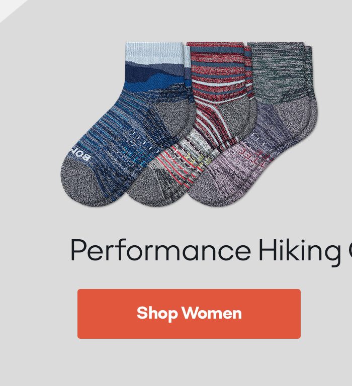 Performance Hiking Quarter Sock 3-Pack | [Shop Women]