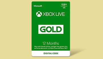 $49.99 Xbox LIVE 12-Month Gold Membership [Digital Code]
