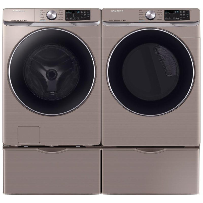 Samsung High-Efficiency Laundry Pair - Champagne Electric