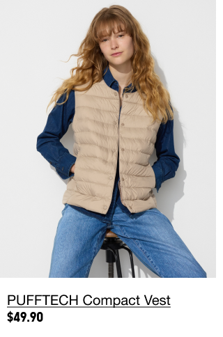 PDP1 - WOMEN PUFFTECH COMPACT VEST