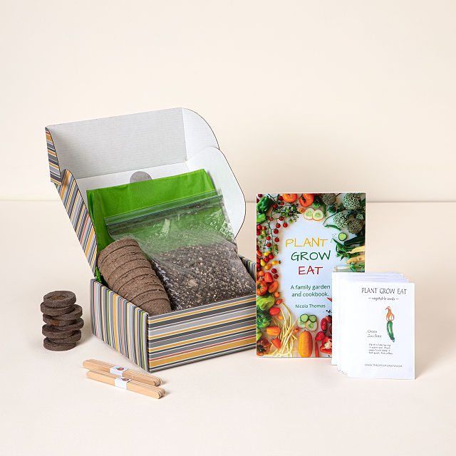 Vegetable Grow Kit & Garden Cookbook