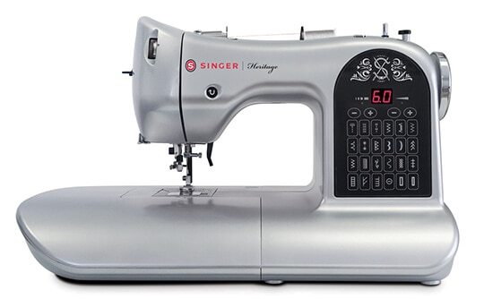 Singer 8748 Heritage Sewing Machine - Silver.