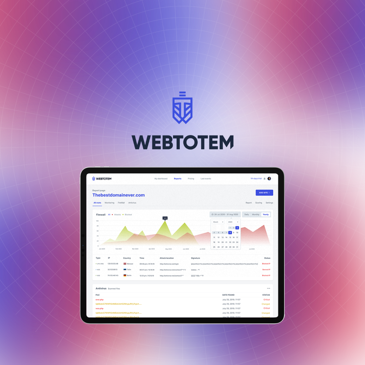 Lifetime access to WebTotem