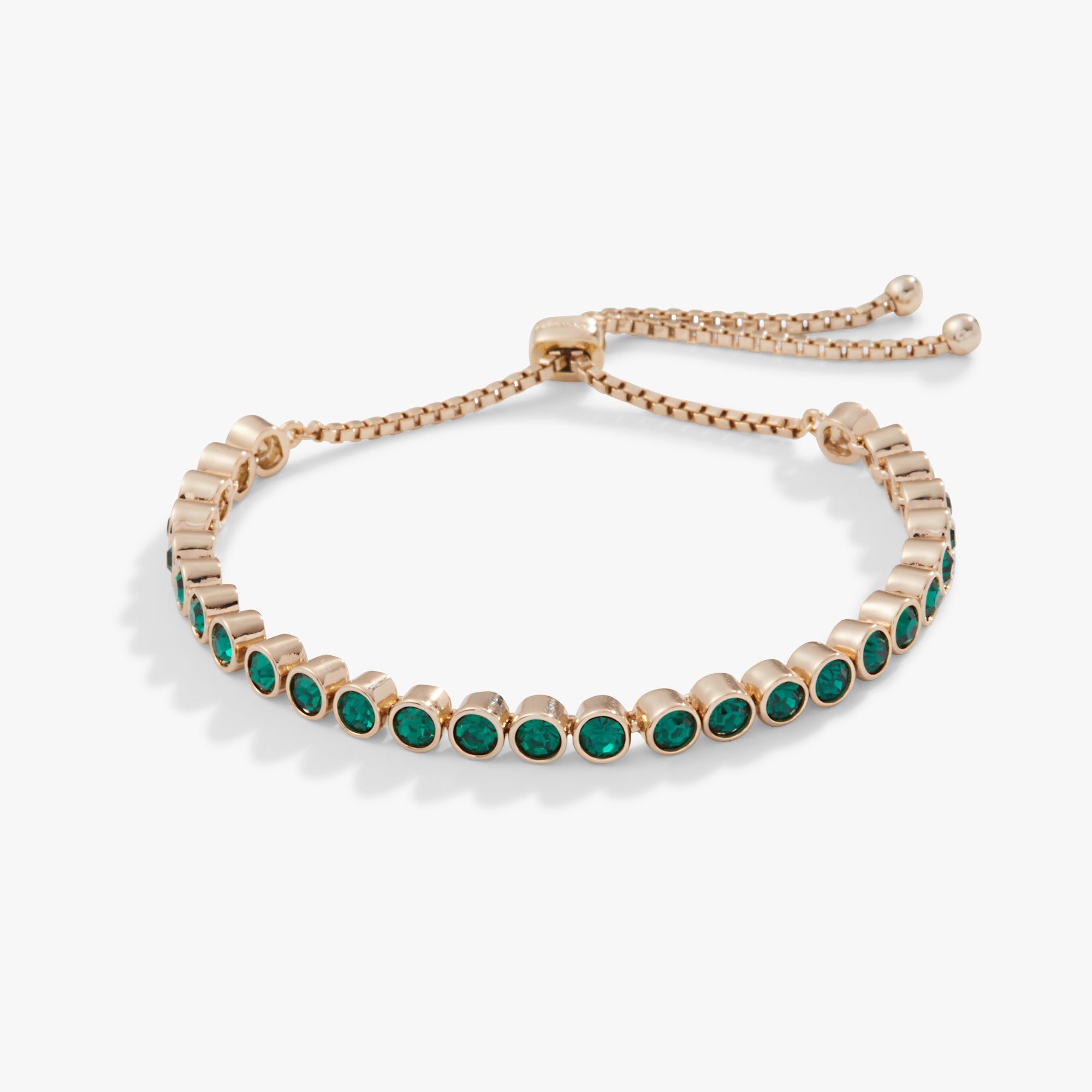 Bolo Tennis Bracelet, Emerald