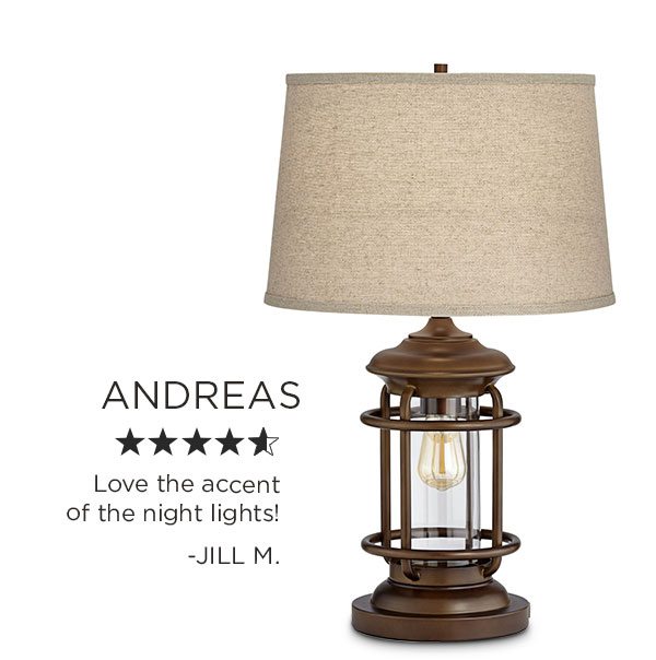 Andreas - Love the accent of the night lights! - JILL M