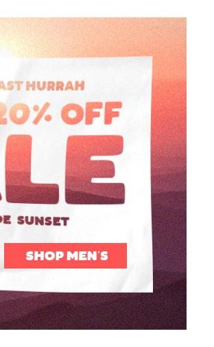 Extra 20% Off Sale Items with code SUNSET