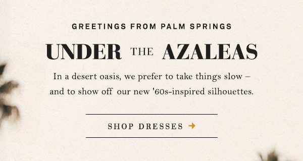 Shop dresses.