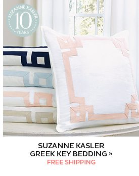 Suzanne Kasler Greek Key Bedding