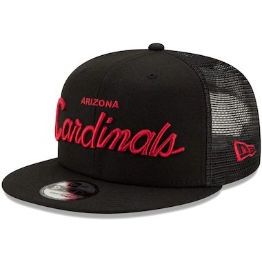  New Era Black Script Trucker 9FIFTY Snapback Hat