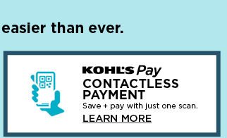 contactless payment. kohls pay. 