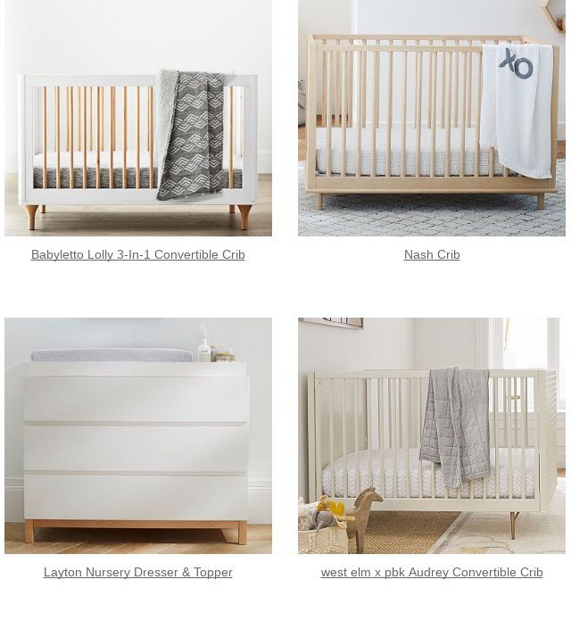 pottery barn nash crib