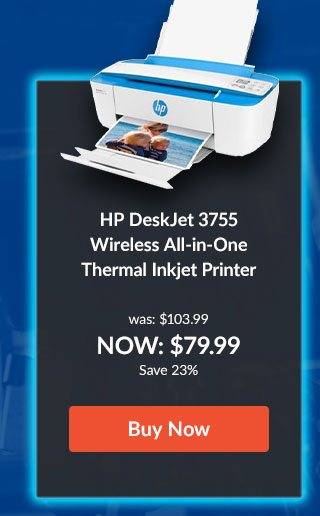 HP DeskJet 3755 Wireless All-in-One Thermal Inkjet Printer