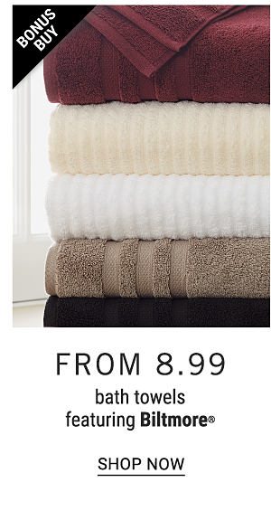 Bonus Buy - Bath towels featuring Modern. Southern. Home.™ from $5.99. Shop Now.