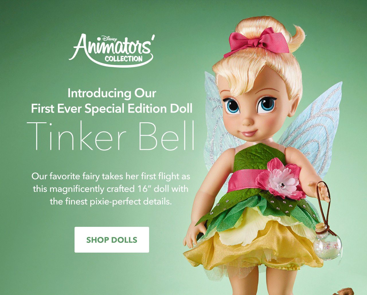 Tinkerbell animator discount doll limited edition