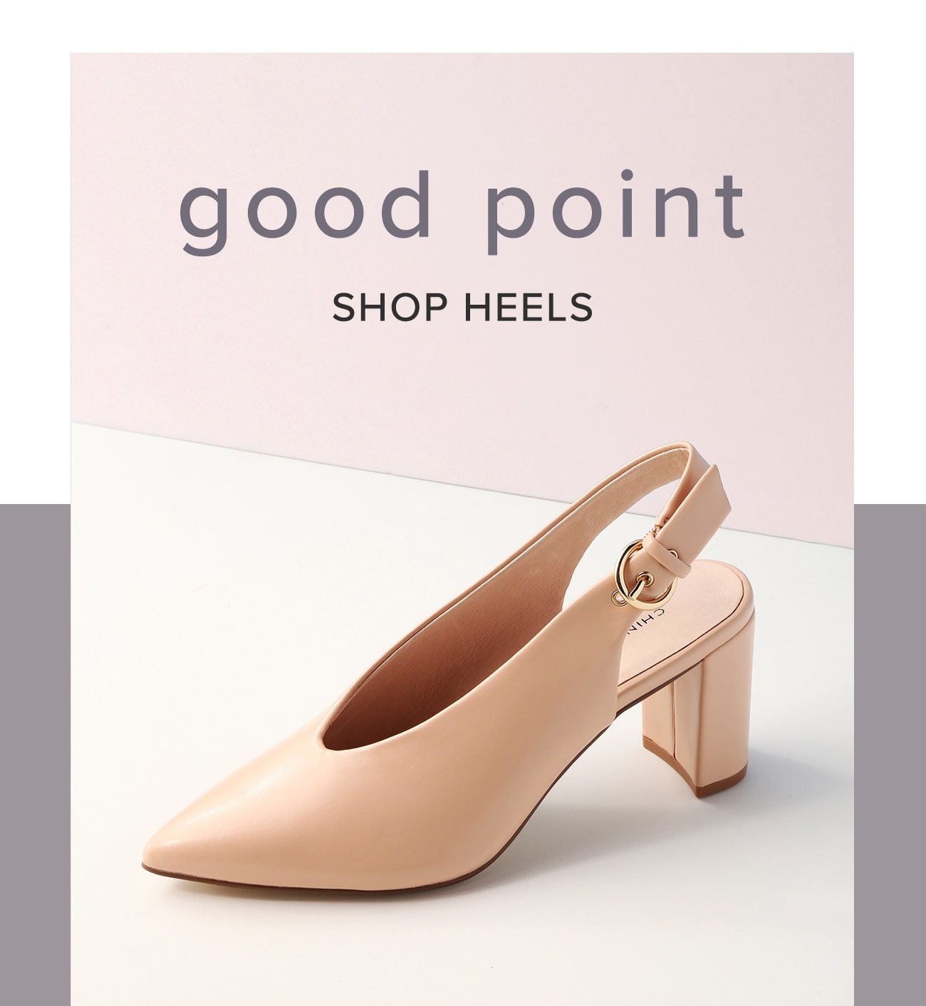 Good Point-Shop Heels 