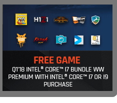 FREE Intel Core i7 Performance Gaming and Software bundle with any Intel Core i7 or Core i9 system purchase