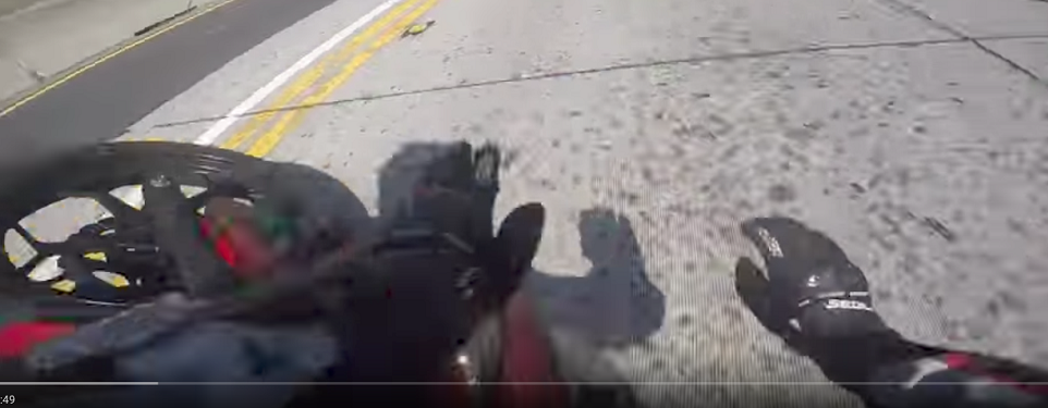 Video breakdown: What does this crash say about lane-splitting?