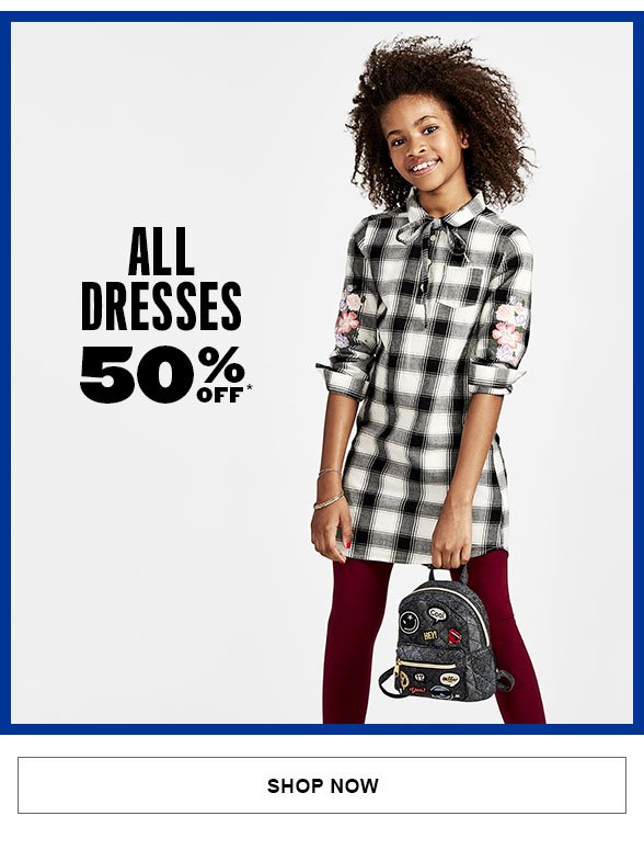 All Dresses 50% off