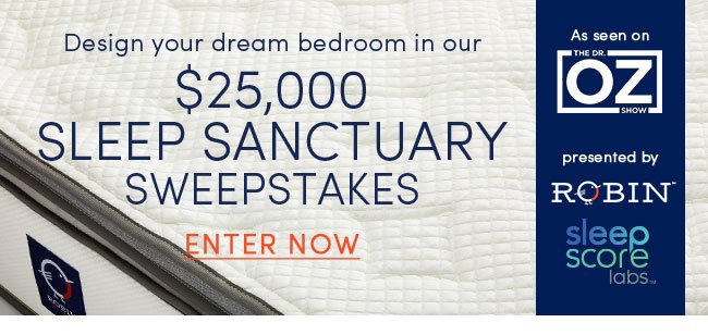 $25,000 SLEEP SANCTUARY SWEEPSTAKES