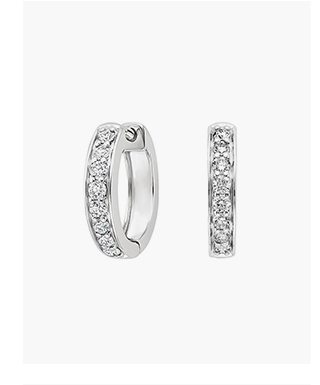 Luxe Diamond Huggie Earrings