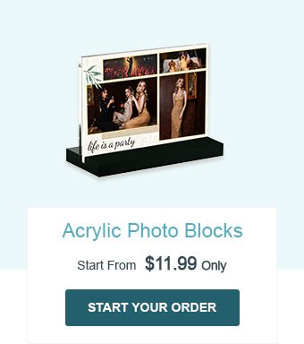 Acrylic Photo Block