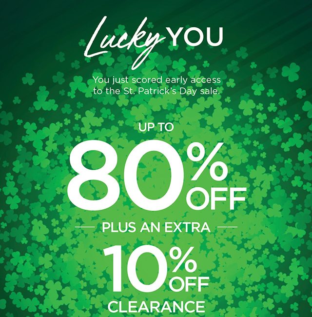 Up To 80% Off - plus an extra - 10% Off Clearance