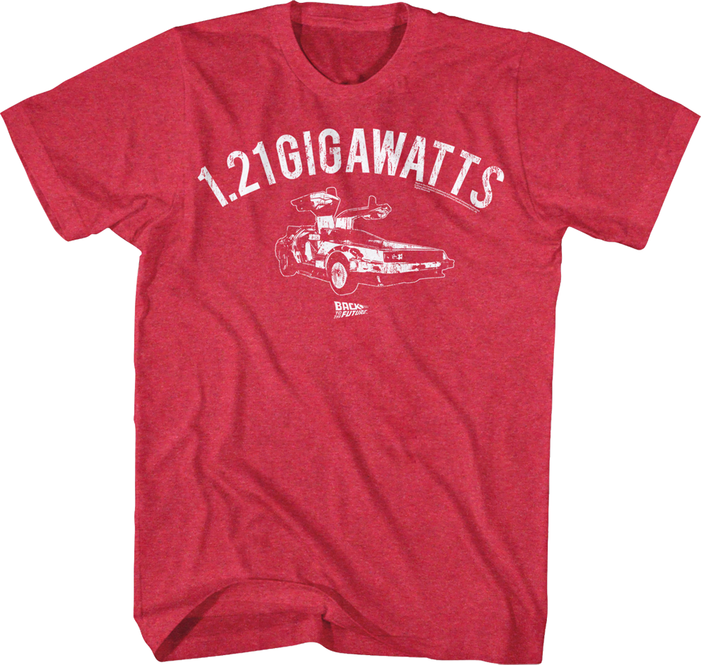 Red 1.21 Gigawatts T-Shirt