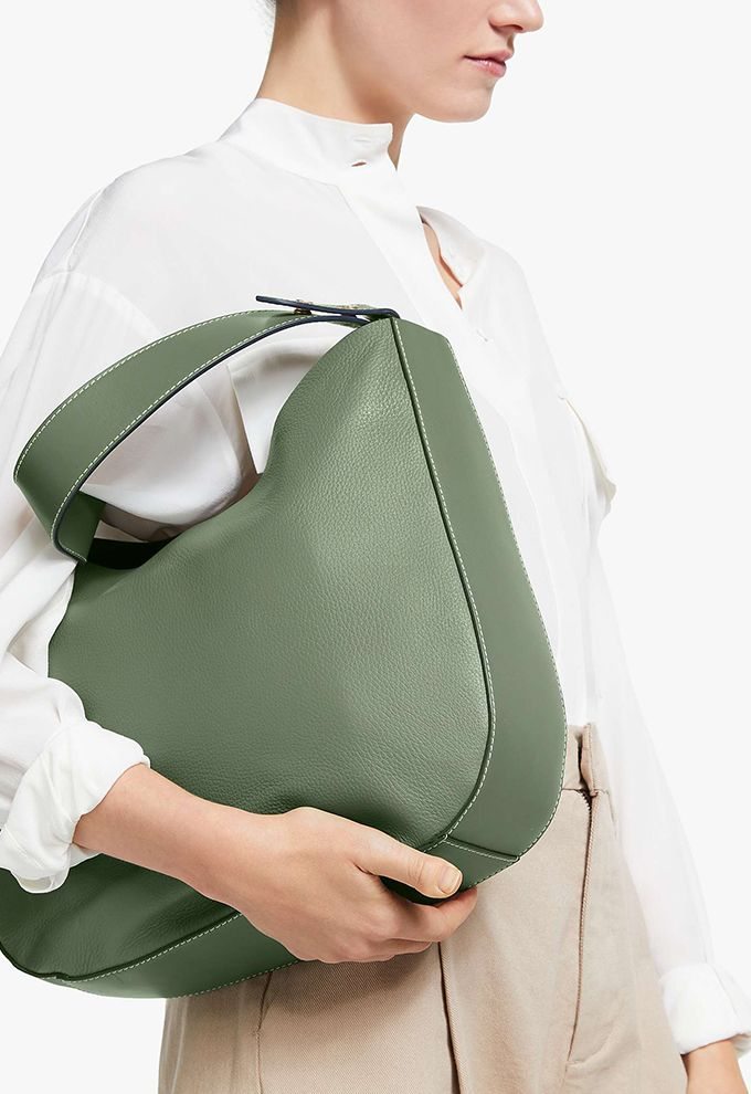 John Lewis & Partners Freya Leather Hobo Bag