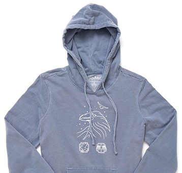 Faded Ravenclaw Hoodie